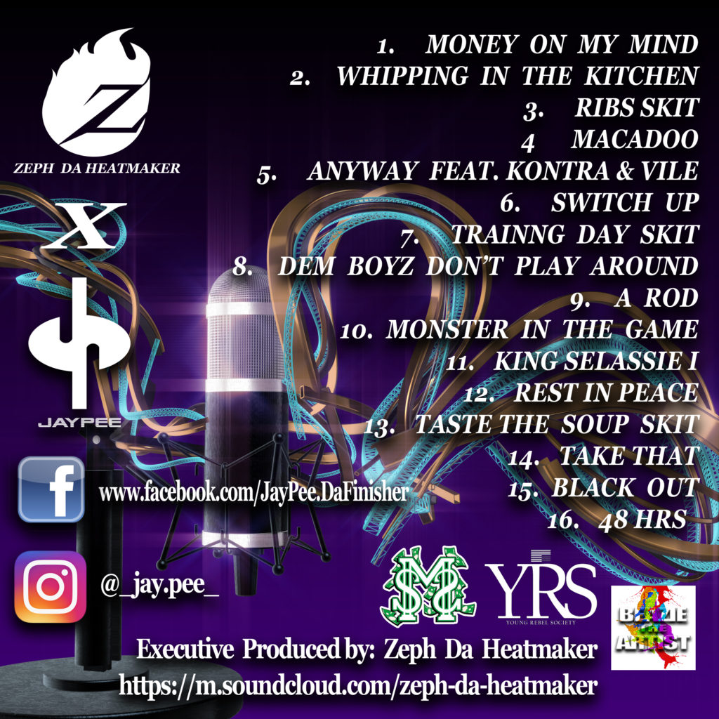 beazie the artist mixtape track art jaypee zepth da heatmaker